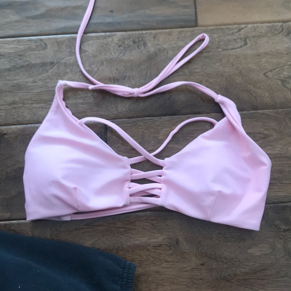 Light pink bikini top